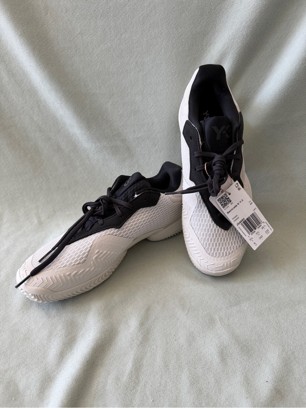 Men’s Adidas Y-3 BARRICADE TENNIS SHOES SIZE 6 NWOB
